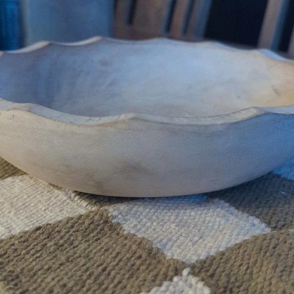 Rustic Wooden Bowl - Picture 8 of 8